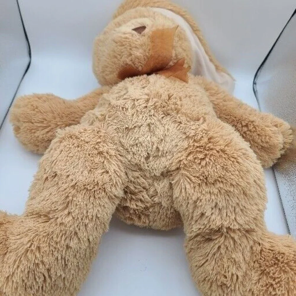 Hug Fun 23 Inch Plush Bunny Rabbit Stuffed Animal Toy Brown Soft Squishy
